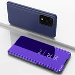 View Window Flip-Fodral till Samsung Galaxy S20 Ultra - Blå
