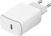 Bigben Connected USB-C 25W PD Wall Charger Just Green Recyclable White