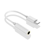 DAC USB C til 3,5 mm AUX-adapter til hovedtelefoner Højttalere