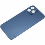 For iPhone 12 Pro Max Replacement Rear Back Glass Big Hole Camera Pacific Blue