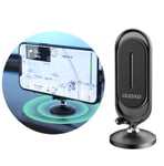 Dudao self-adhesive Universal Magnetic Car Mount Phone Holder for Dashboard - Svart (F11)