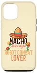Coque pour iPhone 15 Nacho Average Robot Combat Amoureux