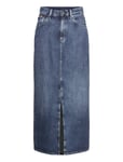 Viktoria Long Skirt Wmn Blue G-Star RAW
