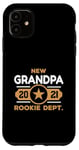 iPhone 11 New Grandpa 2021 Rookie Dept Case