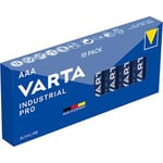 VARTA Industrial Pro AAA Batteri - 10 stk.