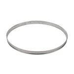 Gobel 834992 Cercle à Tarte Haut Inox Bords Roulés 30 cm, Argenté
