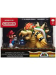 Jakks Super Mario 4 Inch Mario vs. Bowser Figure Set