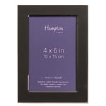 Hampton Frames WOBURN 4x6 (10x15cm) Black Nickel Photo Frame Glass WOB46BNK