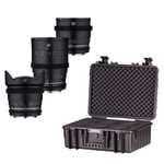 Samyang VDSLR MK2 3-Lens Kit (14mm/35mm/85mm) for Canon EF