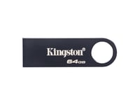 Kingston Technology Datatraveler Se9 G3, 64 Gb, Usb Type-A, 3.2 Gen 1 (3.1 Gen 1), 220 Mb/S, Utan Skyddshatt, Svart