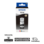 Genuine Epson 104 Black Ink Bottle for Ecotank ET-4700 2711