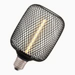 LEDVANCE LED Lampa E27 Filament Straw Square Svart 110lm DIM 3,5W/818