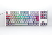 Ducky One3 Mist TKL Brown Cherry MX Switch Mechanical Keyboard - UK Layout