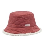 Columbia Women's Winter Pass Reversible Bucket Hat, Beetroot/Dark Stone, X-Large