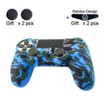 Soft Silicone Gel Rubber Case Cover For Ps4 Pro Slim Gamepad