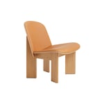 Chisel Lounge Chair, Lacquered Oak Front Upholstery Sense