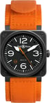 Bell & Ross Watch BR 03 92 Carbon Orange Limited Edition D