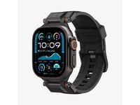 Spigen Durapro Armor, Band, Smartwatch, Svart, Apple, Apple Watch Ultra (49Mm), Nylon, Termoplastisk Polyuretan (Tpu)