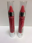 LOT OF 2 Victoria's Secret Glossy Tint Lip Sheen, Full Size, Manic Pink, Sealed