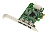 KALEA-INFORMATIQUE Carte PCIe x1 avec 3 Ports Firewire 400 Ieee1394a 6 Points. Chipset TI XIO2213B