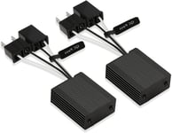 H7 Canbus Decoder Felfri billampor Motståndsavkodare för LED H7 Anti-Flicker Harness Adapter