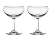 2 Elegant Cocktail Champagne Saucer Glass 16cl Small Shallow Classy Coupe Glass