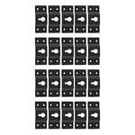 DIY Audio Sound Box Speaker Wall Mount Iron Hook Hanger Plate 20PCS I5F59243