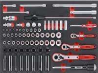 Teng Tools Socket Wrench Set 1/4 3/8 1/2 77pcs (178840104)