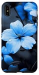 Coque pour iPhone XS Max Fleur bleue en plein air
