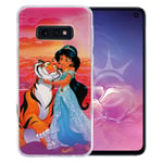 Jasmine & Rajah #1 Disney cover for Samsung Galaxy S10e - Orange