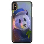 iPhone XS Max Skal - Färgglad Panda
