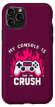 Coque pour iPhone 11 Pro Ma console est plus chaude que votre Crush Anti Valentines Gamer