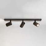 Astro Ascoli Triple Bar, Dimmable Indoor Spotlight (Bronze) GU10 - Smart Bulb Compatible, Designed in Britain - 1286006-3 Years Guarantee