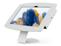 Compulocks Galaxy Tab A8 10.5 Space Enclosure Core Counter Stand or Wall Mount - Monteringssett (stativ) - 45° synsvinkel - for nettbrett - låsbar - aluminium, stål - hvit - skjermstørrelse: 10.5 - monteringsgrensesnitt: 100 x 100 mm - veggmonterbar, skranke - for Samsung Galaxy Tab A8