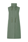 Vila - Väst viAlin S/S Highneck Long Waistcoat - Grön - 38