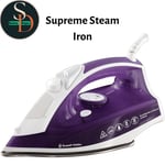 Russell Hobbs Supreme Steam Traditional Iron 23060, 2400 W, Purple