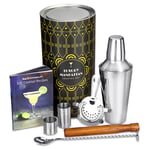 Cocktail-set Deluxe med Manhattan Shaker