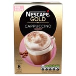 NESCAFÉ GOLD Cappuccino Skinny Unsweetened Coffee, 8 Sachets