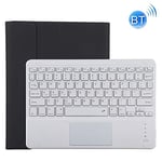 For ipad Pro Cmf TG11BC Detachable Bluetooth White Keyboard Microfiber Leather Protective Case for iPad Pro 11 inch (2020), with Touchpad & Pen Slot & Holder (Black) (Color : Black)