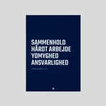 Sønderjyske Fodbold Plakat Citat 50x70 cm -  - str. ONESIZE