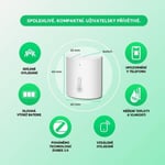 Nous E5 Zigbee Smart Temperature and Humidity Sensor (Smart temperaturoch fuktighets sensor)