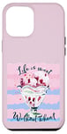 iPhone 14 Plus Life Is Sweet Without Wheat Gluten Free Theme Rose Ice Cream Case