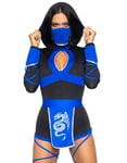 Blue Dragon Ninja Warrior Kostyme til Dame