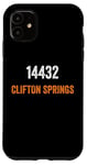 Coque pour iPhone 11 Code postal 14432 Clifton Springs, déménagement vers 14432 Clifton Spri