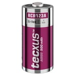 Tecxus Batteri RCR123 Laddningsbart