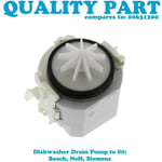 BOSCH Dishwasher Drain Pump for SMV40T10GB SMV50C00GB SMV50E00GB