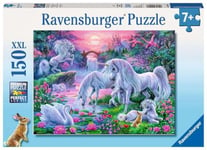 Ravensburger - 10021 7 - Puzzle - Licornes Au Coucher de Soleil - 150 Pièces