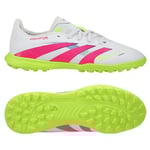 adidas Predator League Tf Celestial Victory - Vit/lucid Pink/lucid Lemon Barn - Turf (Tf), storlek 36