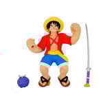 BANDAI Heroes de Goo JIT Zu Figurine d'action Monde One Piece Super Figurine Monkey D. Luffy Éponge et étire Multicolore CO42939