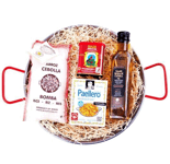 Spanish PAELLA GIFT SET: 30cm Pan, Bomba Rice, Premium quality Olive Oil, Spices